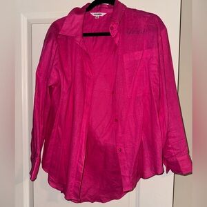 BB Dakota by Steve Madden
Oversize Linen
Blend Shirt